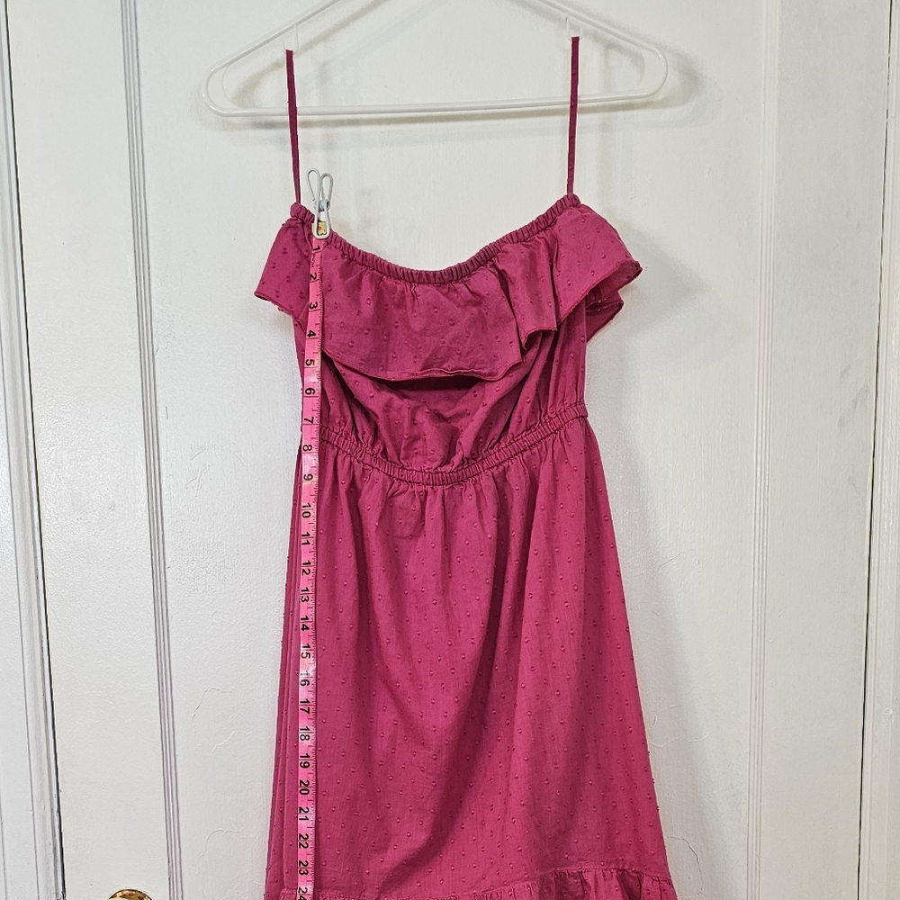Strapless Ruffle Hi-Lo Dress - Picture 7 of 10